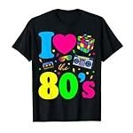 Análisis de los mejores mangas de los años 80: ¡Una camiseta 'I Love 80' esencial para todo fan!